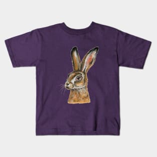 Brown hare Kids T-Shirt